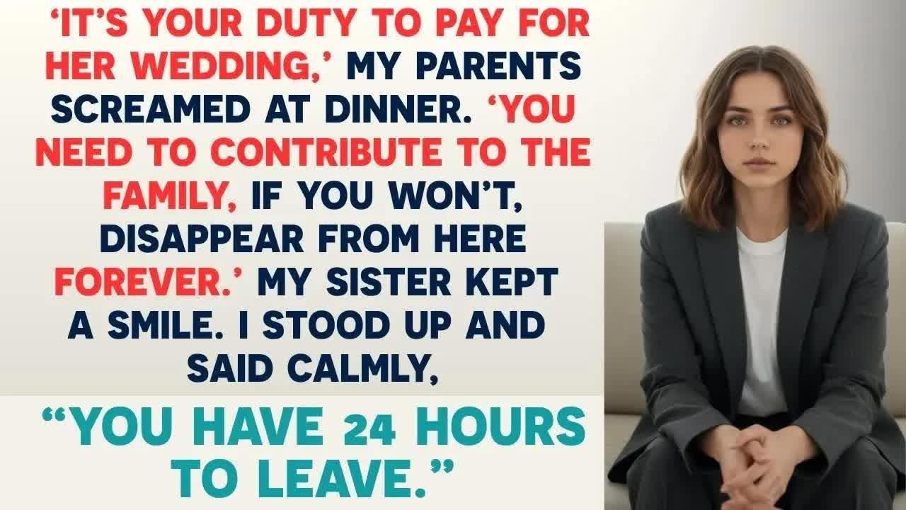 My Parents Yelled “Pay For Your Sister’S Wedding, It’S Your Duty, Or Disappear Forever   ”