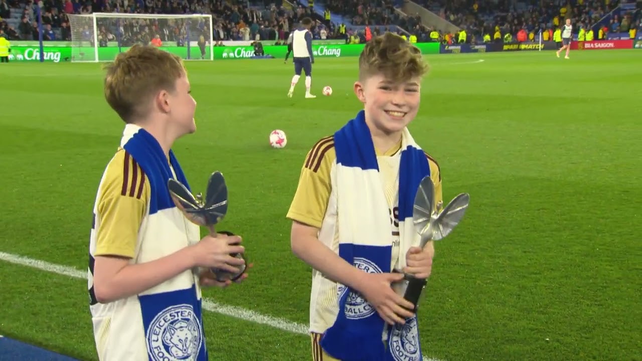 Hughie and Freddie half time run