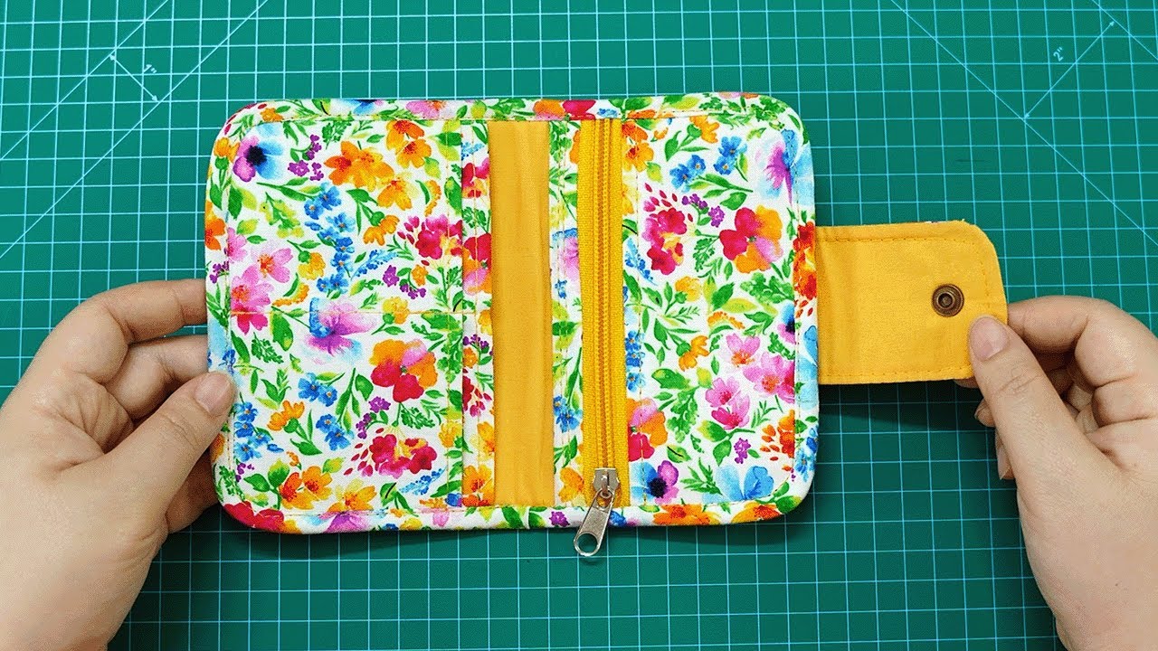 Card Wallet And Coin Purse Sewing Ideas 💟 Super Cute Folding Wallet