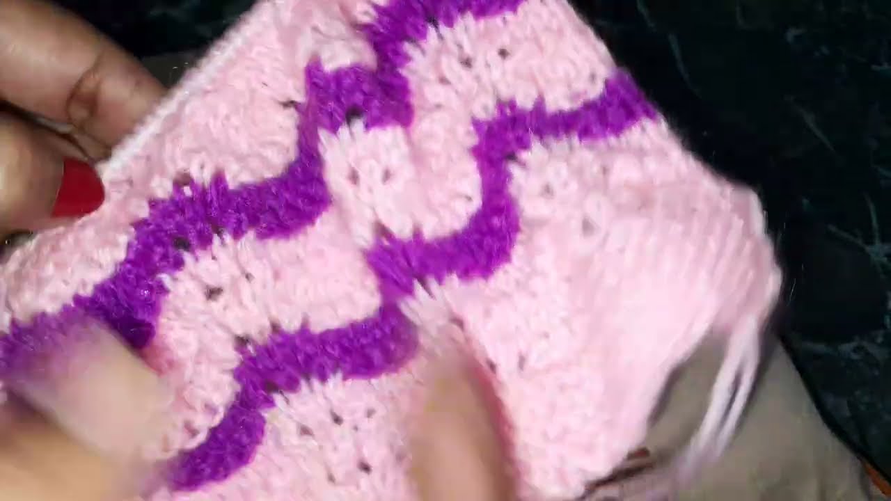 4 to 5 year old baby girl open Cardigan simple and easy Kaise banaen first part##