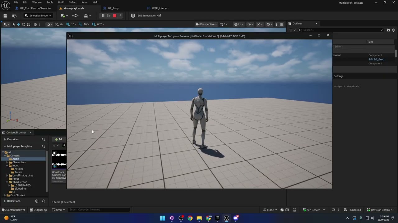 Ambient Music and SFX Interaction