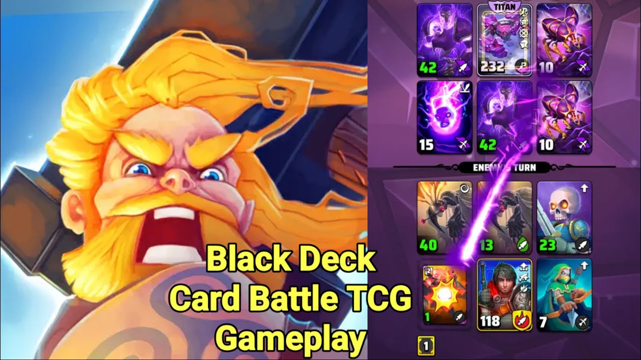Black Deck - Card Battle TCG Game Gameplay