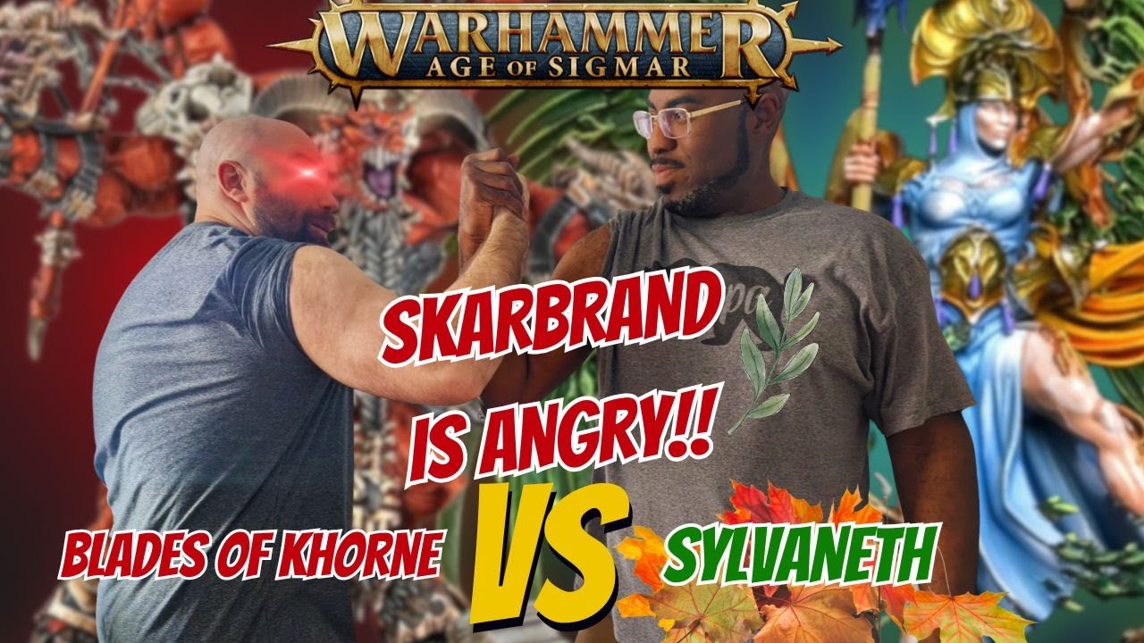 *NEW GENERALS HANDBOOK* Blades of Khorne vs Sylvaneth. Warhammer AOS 2000pts battle report.