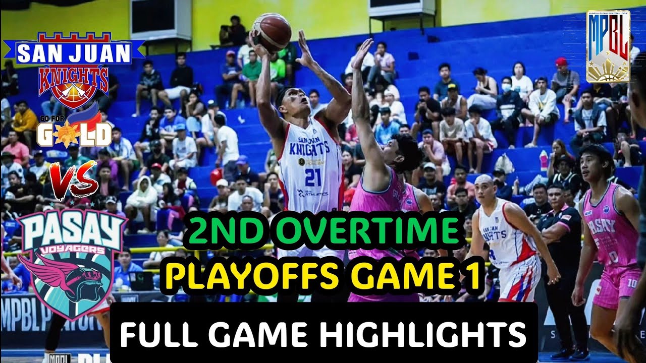 2 OT | MPBL HIGHLIGHTS | SAN JUAN vs PASAY | PLAYOFFS NORTH DIVISION GAME 1 | (OCTOBER 15, 2025) 