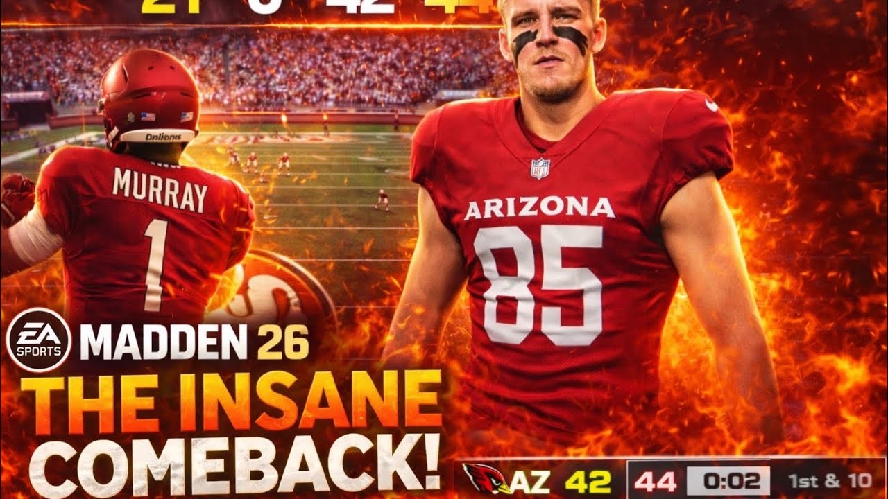CRAZY COMEBACK IN MY CARDINALS ONLINE FRANCHISE!! MADDEN 26🔥💯 WATCH FULL VIDEO!!! WAS DOWN 21-0