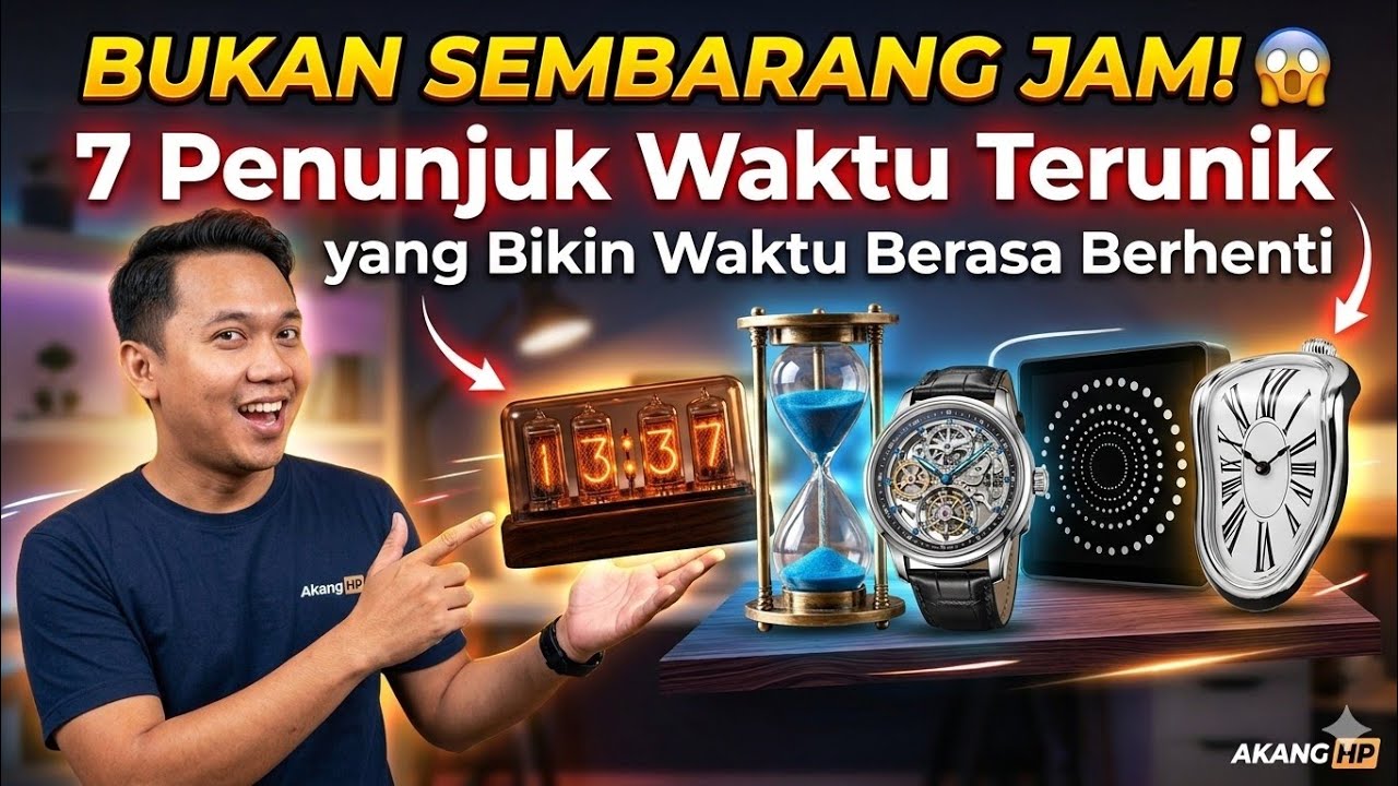 BUKAN SEMBARANG JAM! 😱 7 Penunjuk Waktu Terunik yang Bikin Waktu Berasa Berhenti