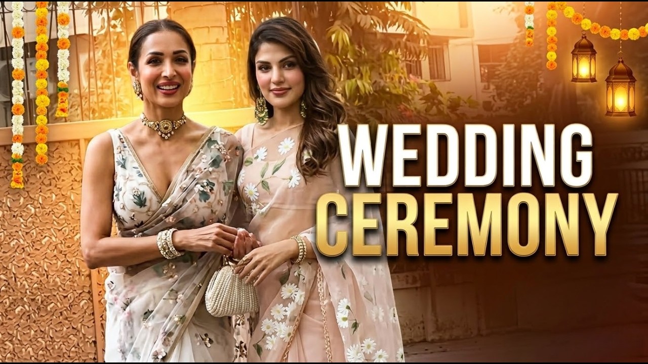 Malaika Arora & Rhea Chakraborty Grace The Wedding Ceremony Of Kritika Kamra And Gaurav Kapur