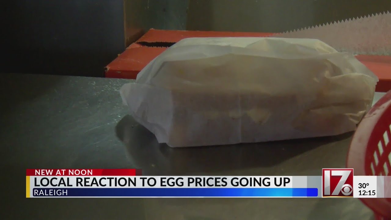 Locals react to egg prices going up
