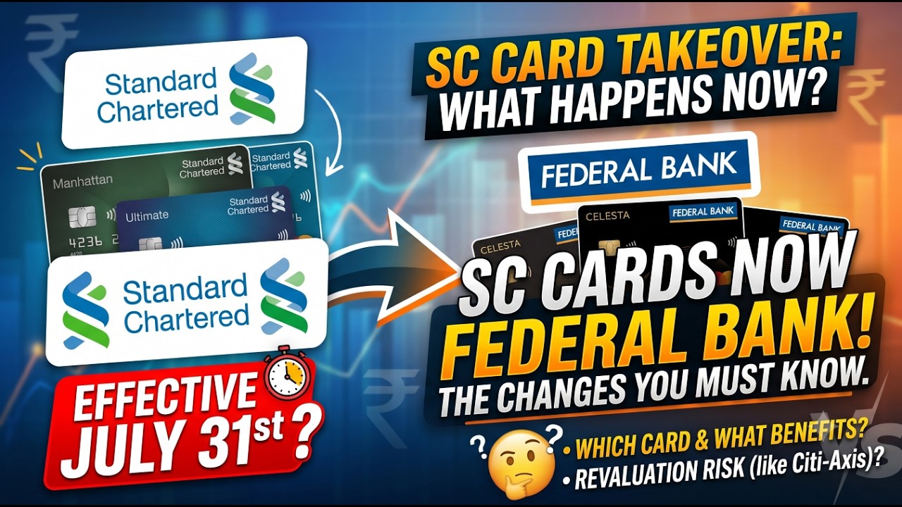 Standard Chartered to Federal Bank Credit Card Switch and Lifetime Free Federal Bank Cards