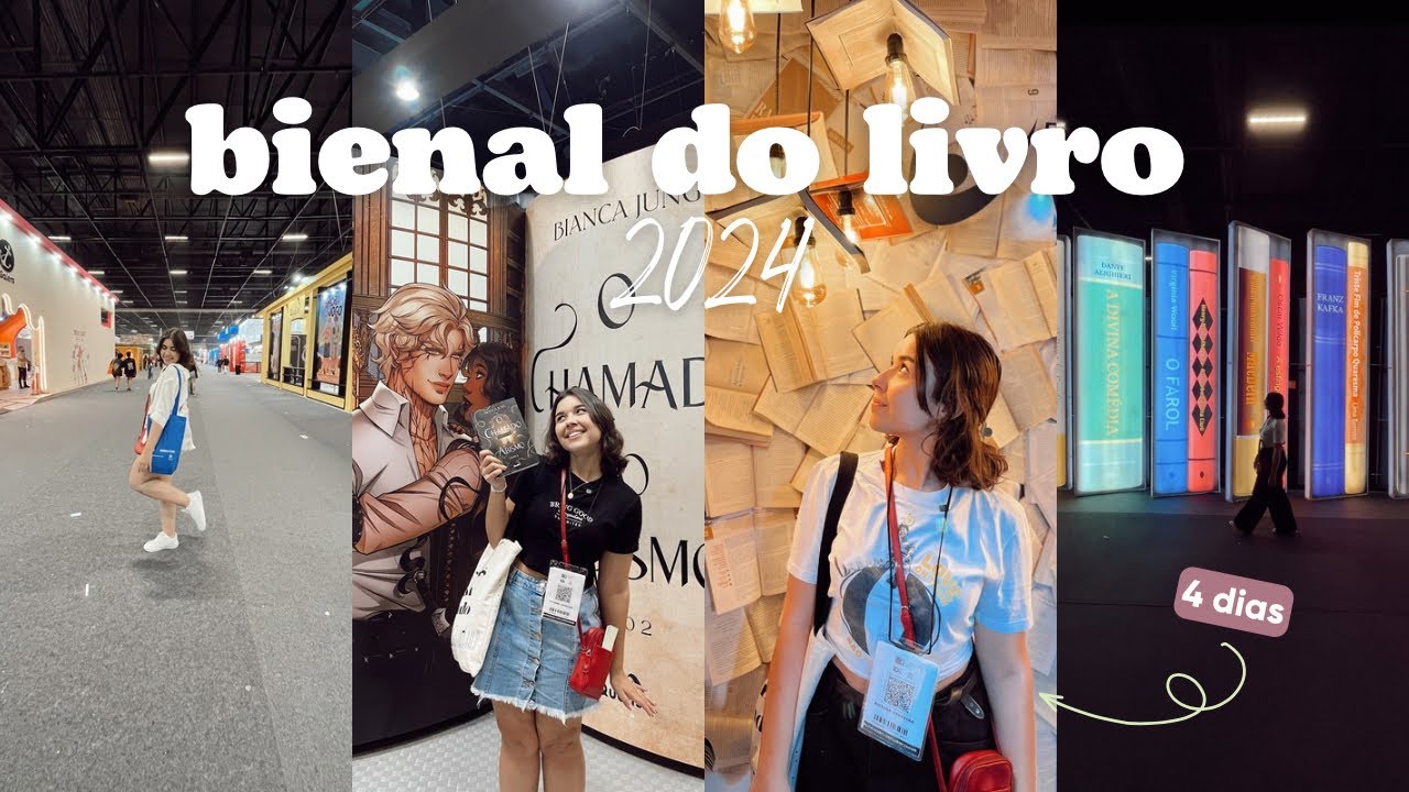 vlog completo da bienal do livro 2024 📔🤎