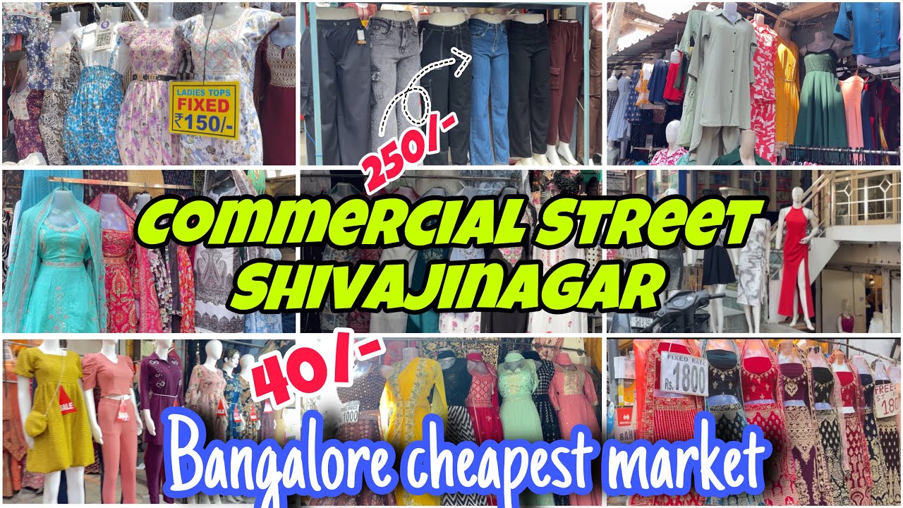 Commercial Street Bangalore | Where to shop | Shopping guide | Shivaji Nagar market