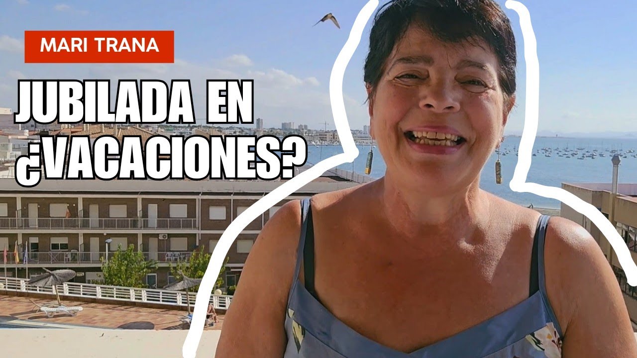 JUBILADA EN San Pedro del Pinatar (Murcia) vacaciones si o no ? 🤔😁