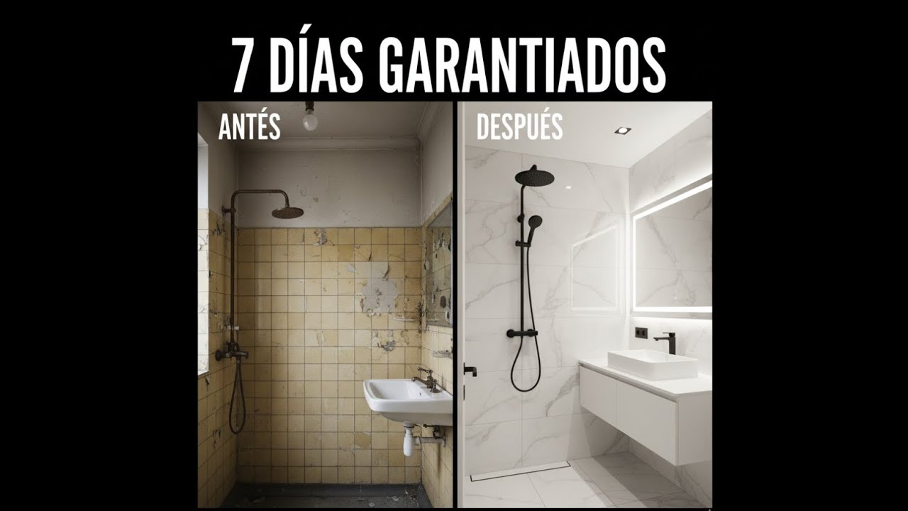 REFORMA DE BAÑO en BARCELONA en 7 DÍAS | Canciones 5⭐️ innovalini