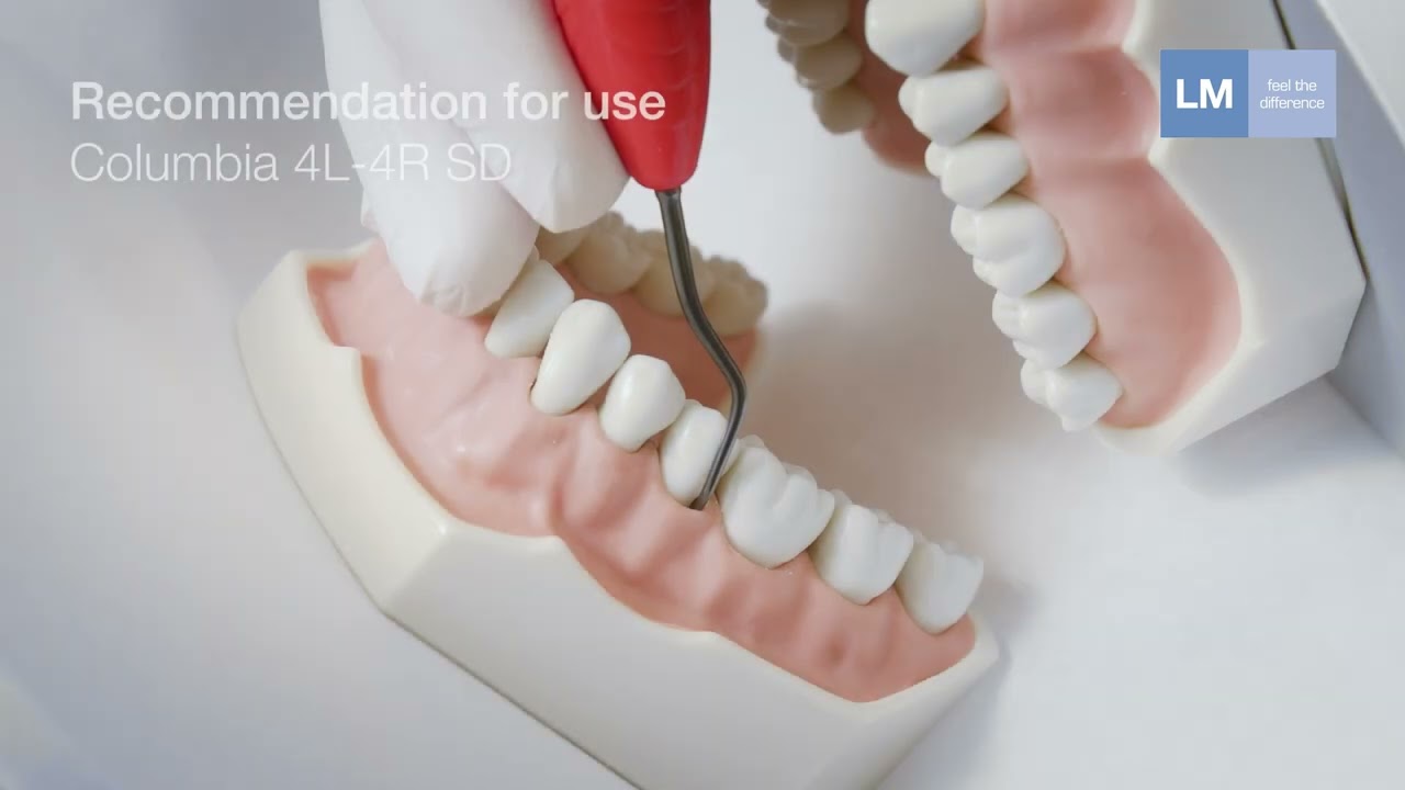 How to use Columbia 4L-4R SD LM™ hand instrument