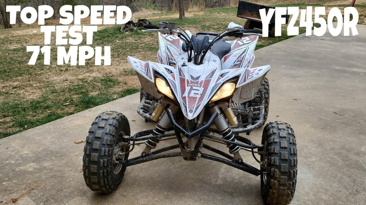 YFZ450R Top Speed 71 MPH