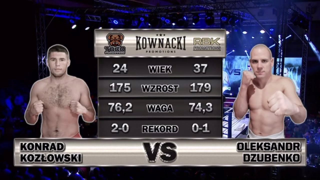 Konrad Kozlowski VS Oleksandr Dzubenko | FULL FIGHT In POLAND 01/07/22 🥊🥊