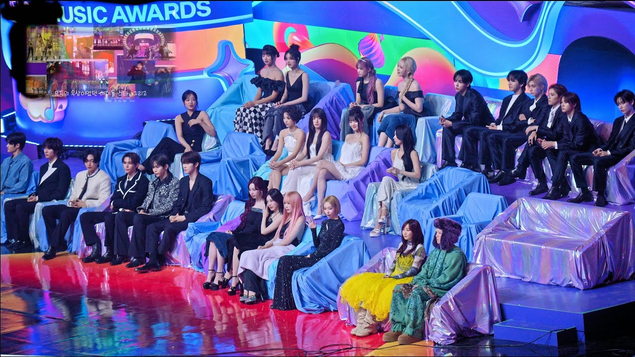 [MMA 오프닝 VCR] 에스파 aespa, 아이브 IVE,(여자)아이들 ,라이즈 RIIZE,BND ,YOASOBI Reaction cam @241130 MMA 2024 직캠