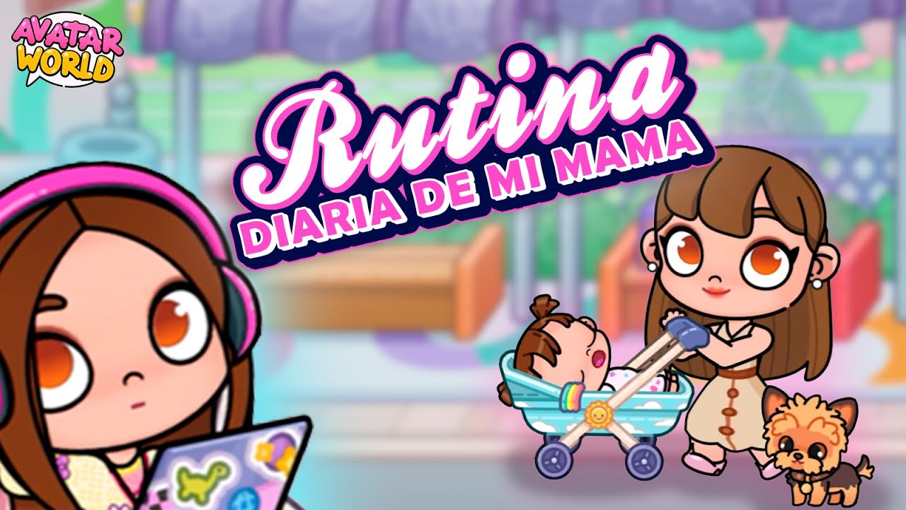 👩‍👧 ¡Espío la Rutina Diaria de mi Mamá! Luna Games 😱|En Avatar World