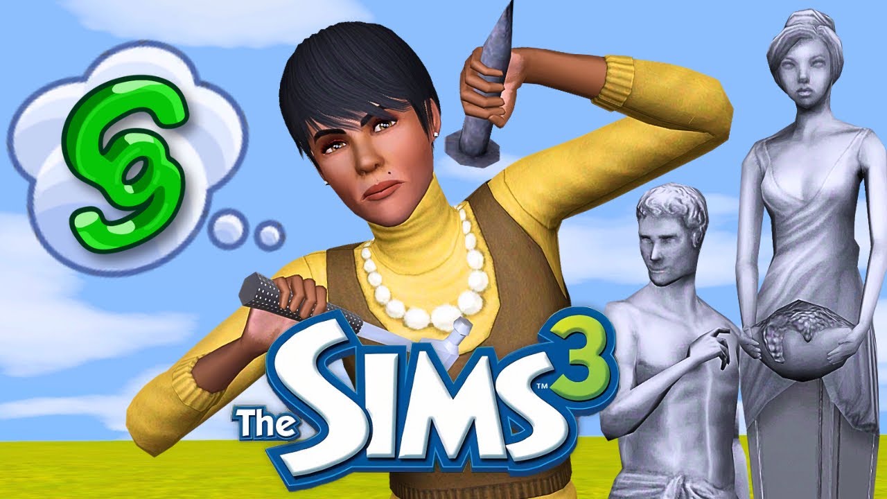 Can I buy a mansion by just sculpting in The Sims 3?