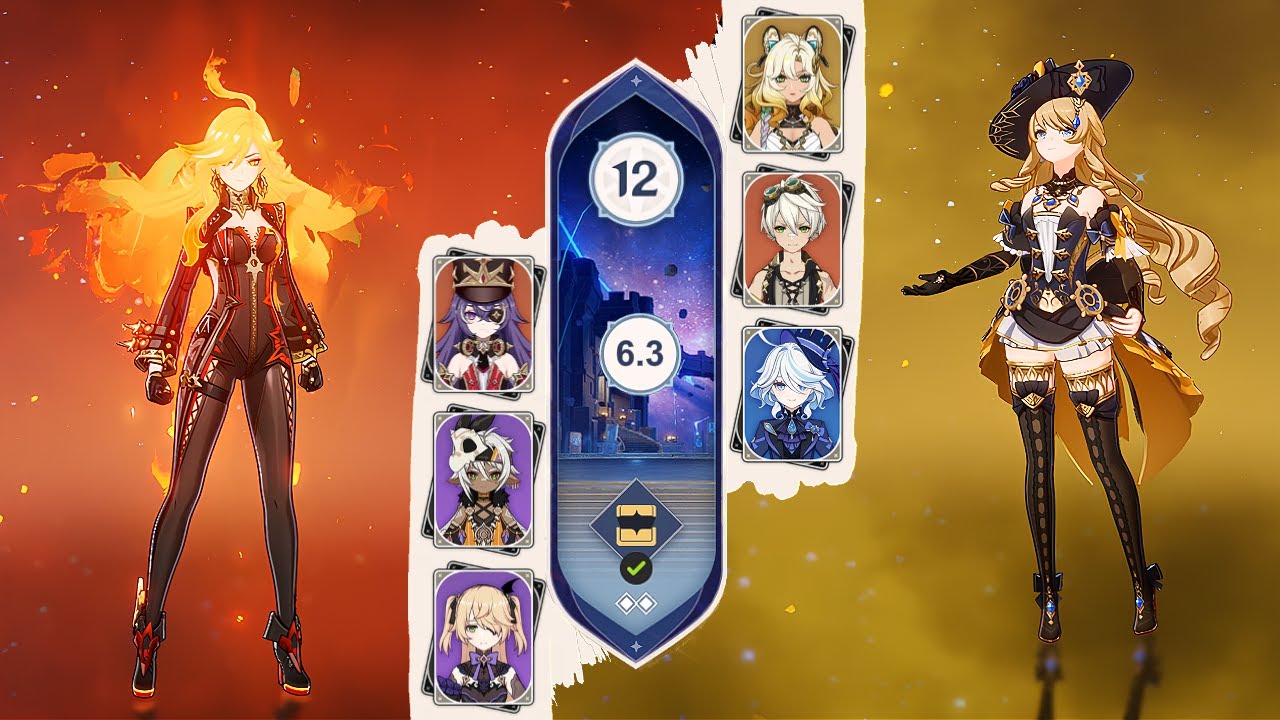 New 6.3 Abyss | C0 Mavuika Overload  & C0 Navia Premium | Floor 12