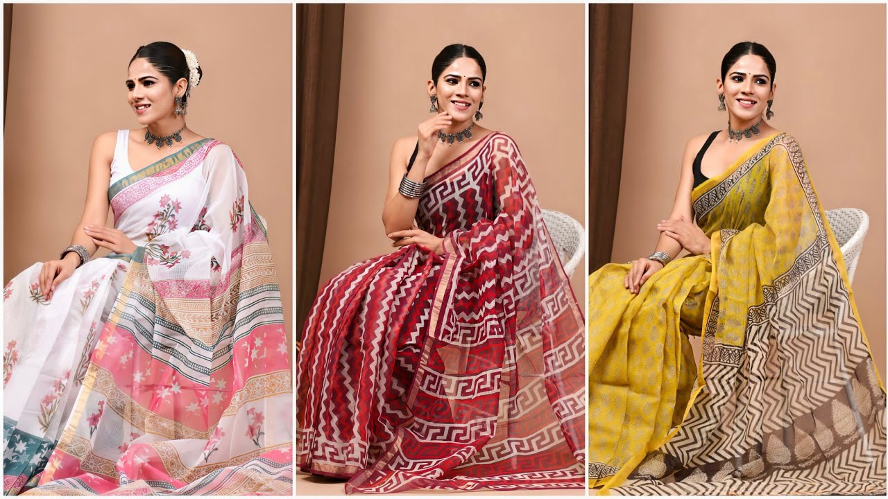 Kota Doriya Sarees | Free Shipping | Kota Doriya Saree New Collection 