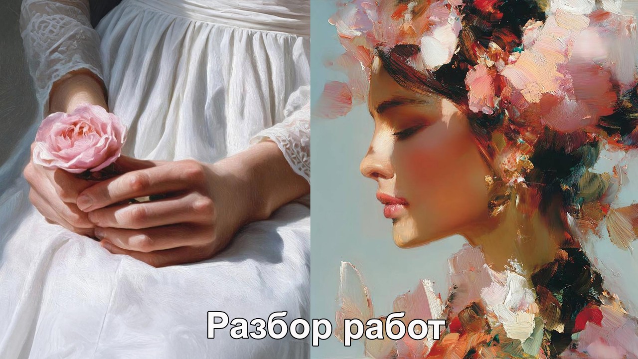 Разбор работ по масляной живописи
