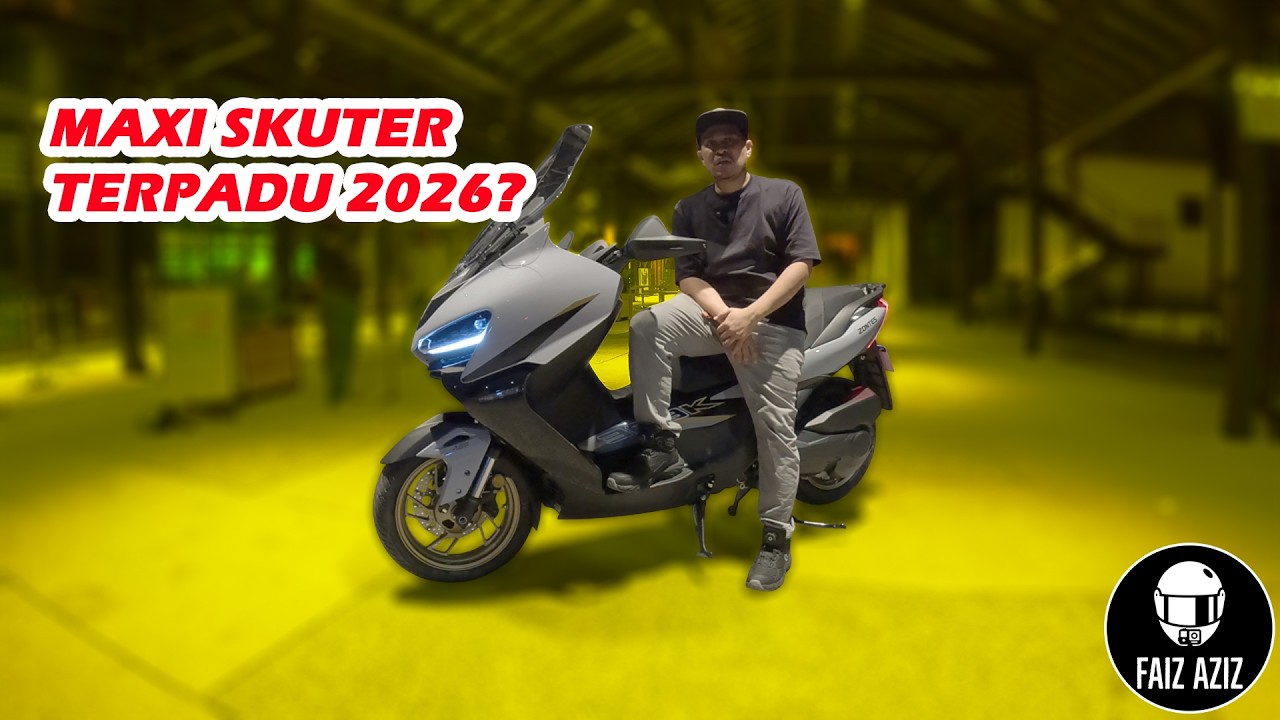 Kenapa Zontes 368K Maxi Skuter 368cc Paling Power & Paling Lengkap? | Vlog E836