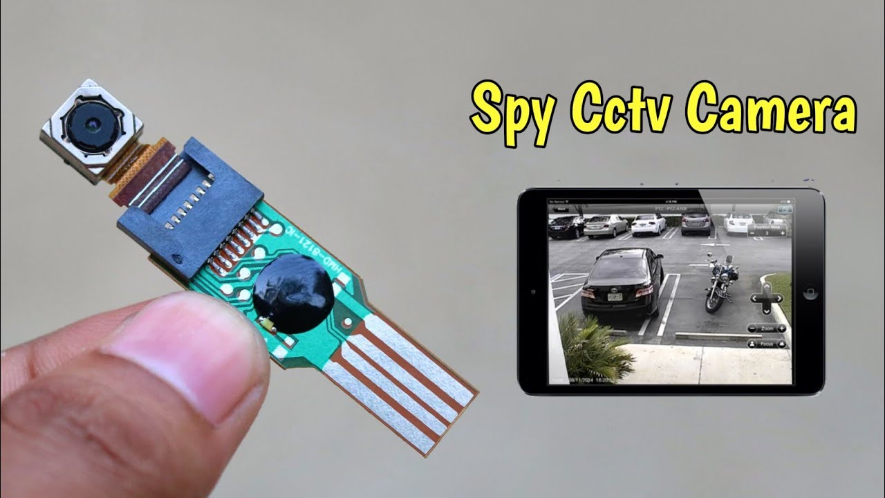 How To Making Spy CCTV Camera Using Card Reader - At Home