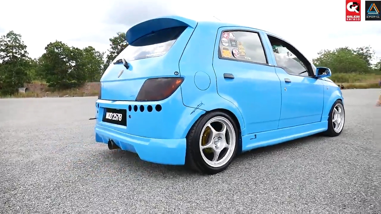 Proton Savvy Modified by Pahang Savvy Community - Meet and Greet Koi Stance 2017