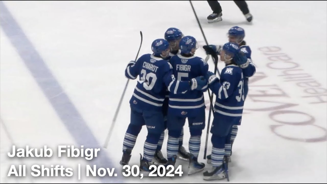 Jakub Fibigr (BRA5) | All Shifts | Brampton Steelheads vs. Saginaw Spirit (OHL) | 11 30 2024