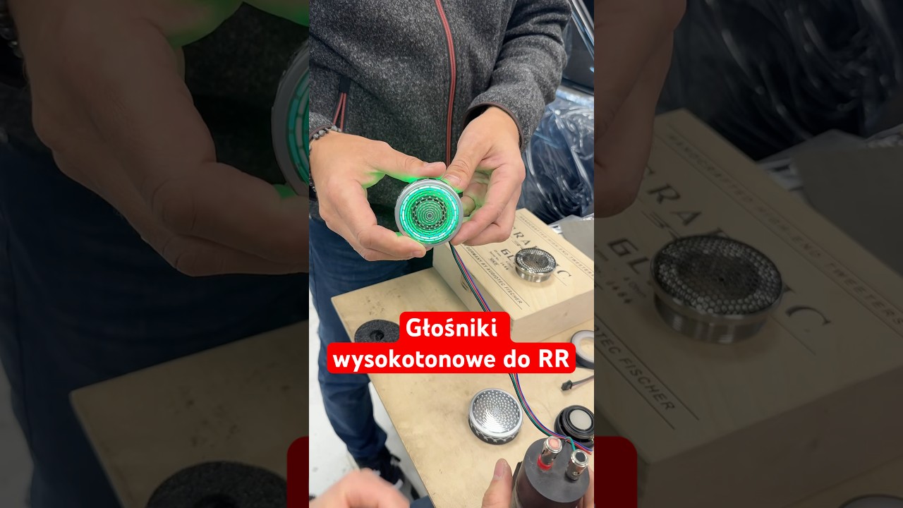 Pierwsze takie w Polsce głośniki wysokotonowe do RR! #rollsroyce #caraudio