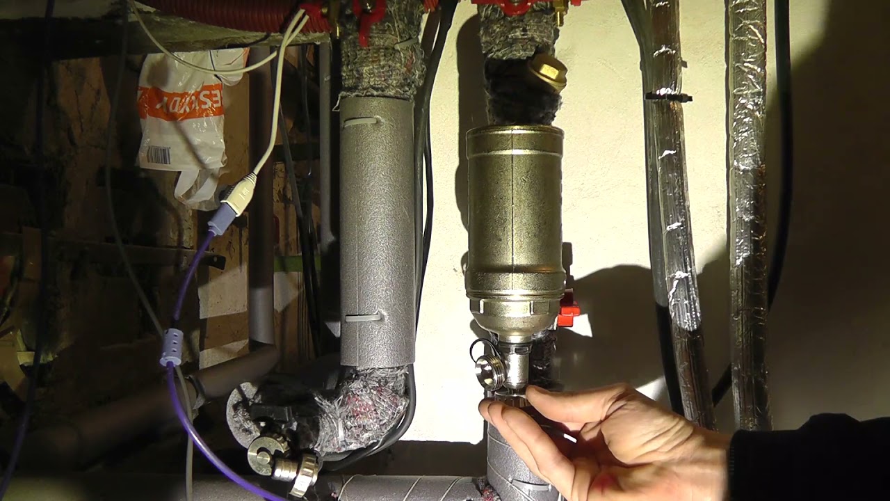 Čištění magnetického filtru na Ústředním topení Tepelného čerpadla