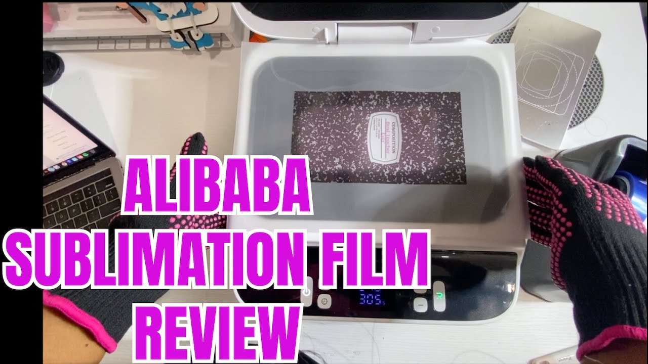 ALIBABA UNBOXING | SUBLIMATION FILM FOR HTVRONT PHONE CASE HEAT PRESS REVIEW