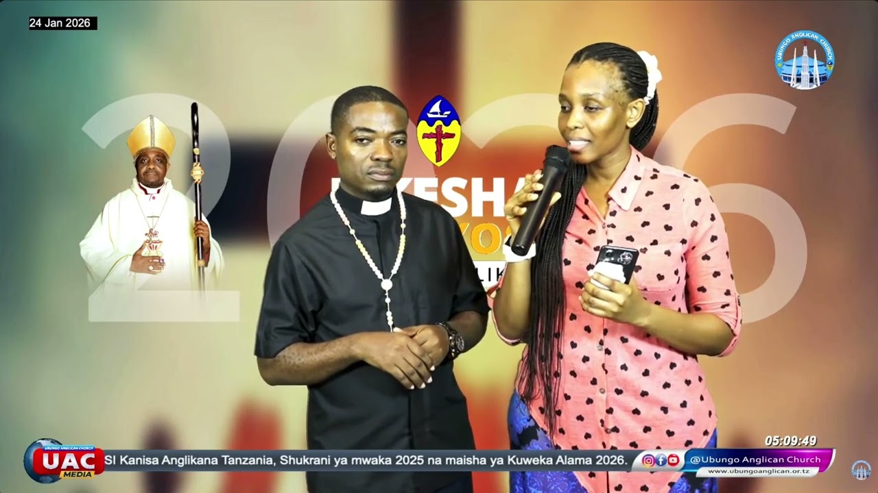 Mchungaji Herman Madale, Kasisi Mt.Batholomayo Ubungo akitoa maoni katika Mkesha wa Dayosisi 23/1/26