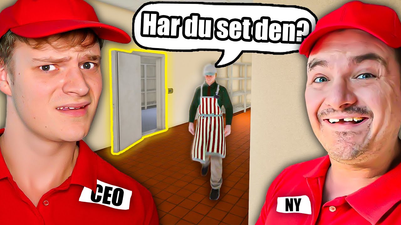 Cap PRANKER mig i burgerbaren..