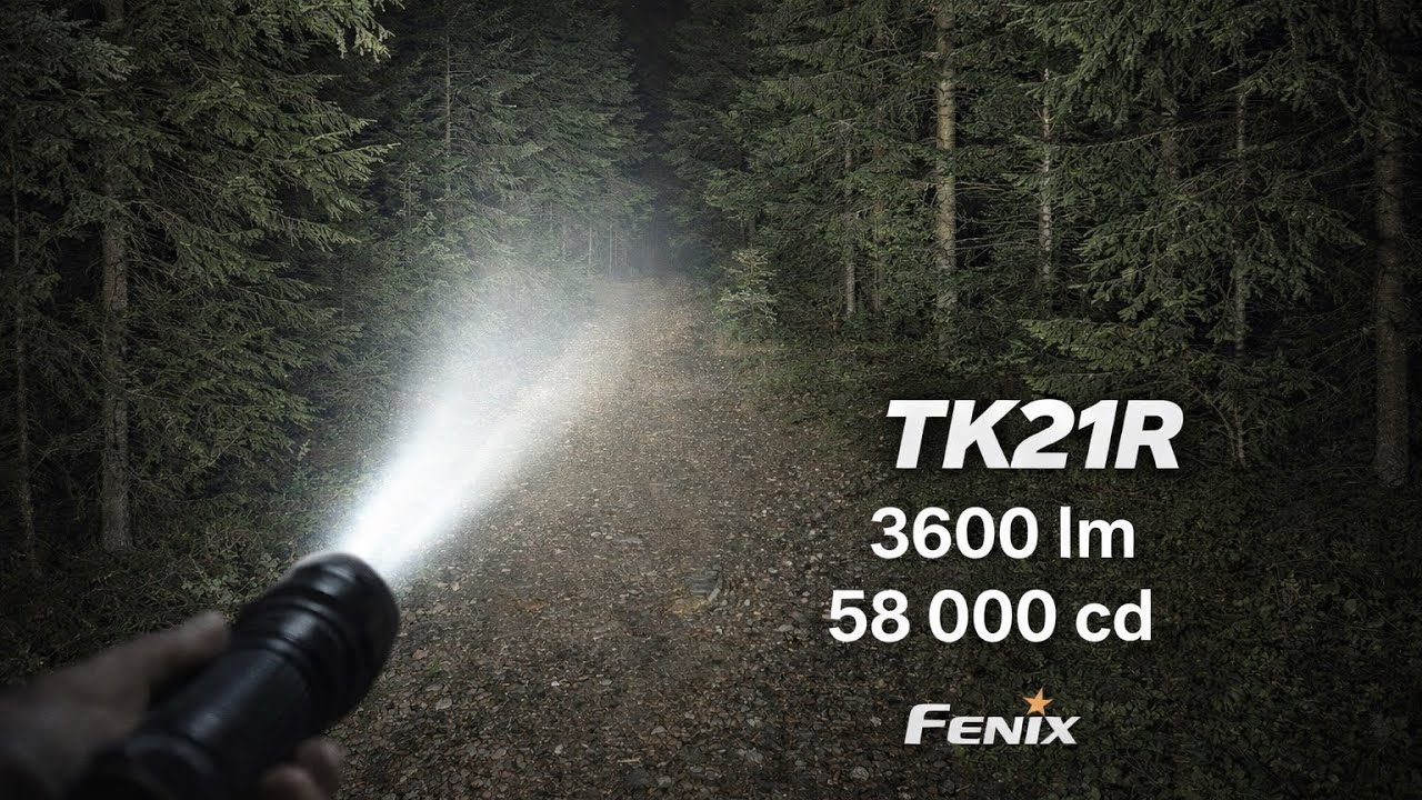 Fenix TK21R | Test faisceau de nuit