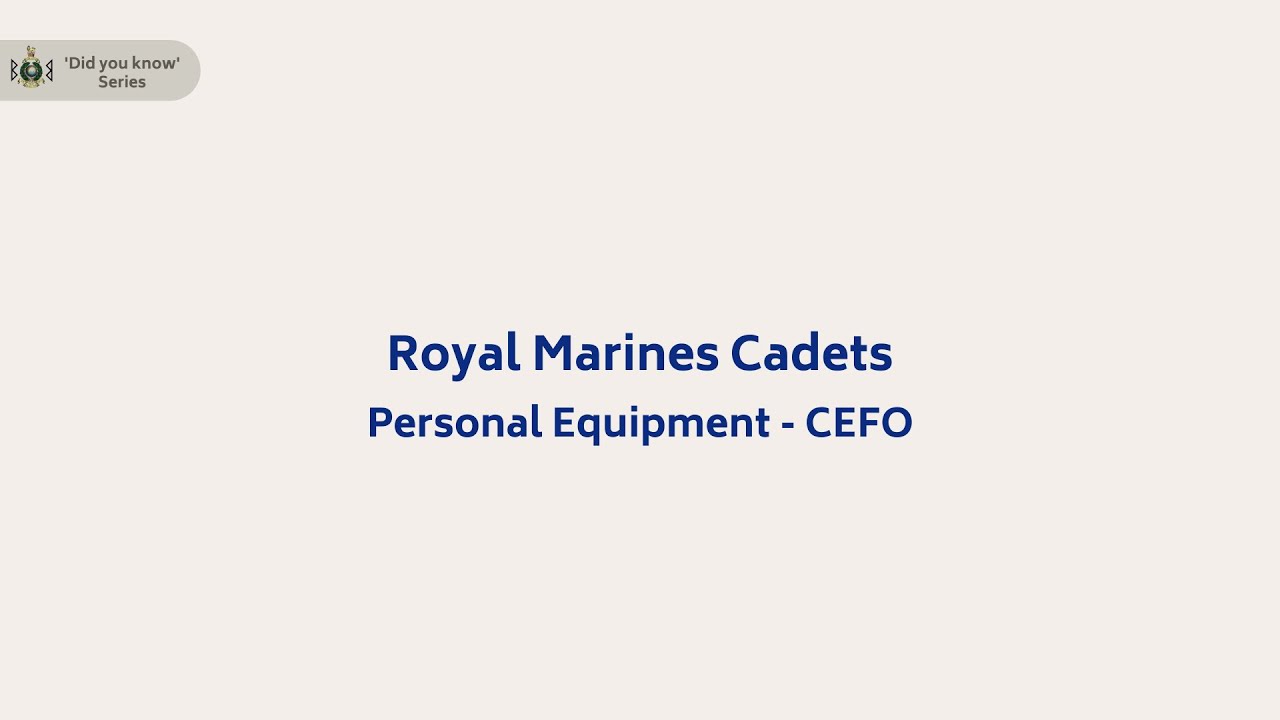 Personal Equipment CEFO