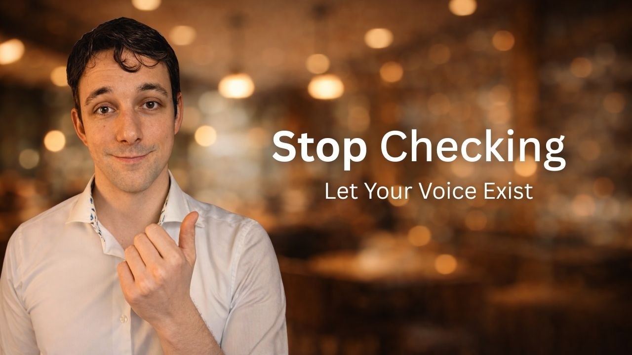 Stop Checking How You Sound When You Speak English