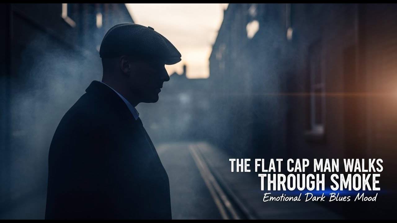 The Shadow Delta Blues – The Flat Cap Man Walks Through Smoke – Emotional Dark Blues Mood