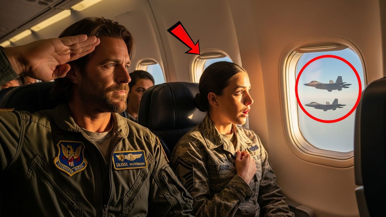 He Was Just a Single Dad in Seat Row 10—Until the F-22 Commander Said:‘Sir…Welcome Back, Viper One.’
