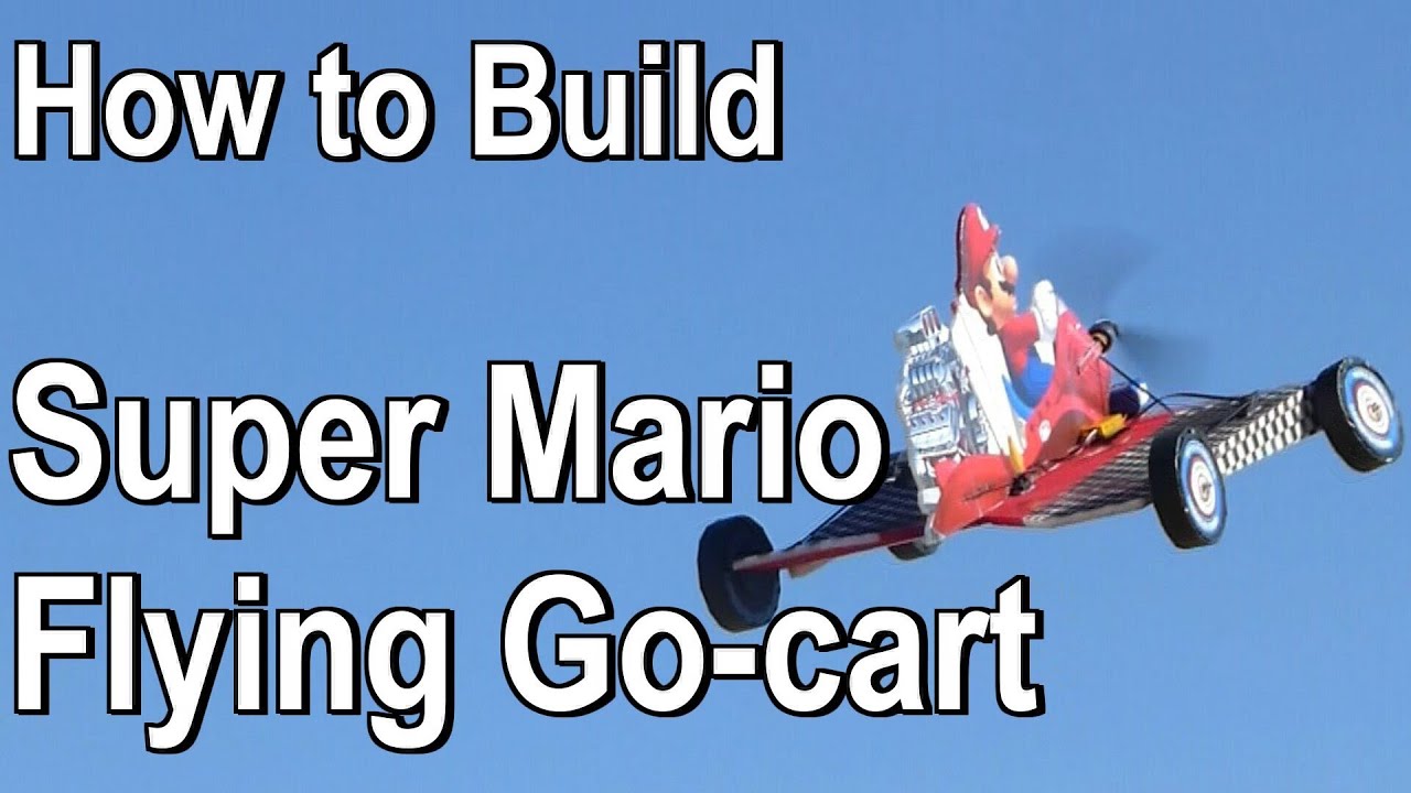 Конструктор летающих радиоуправляемых картингов Super Mario