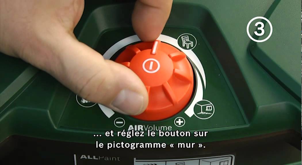 Pistolet à peinture Bosch PFS 5000 E - comment l'utiliser