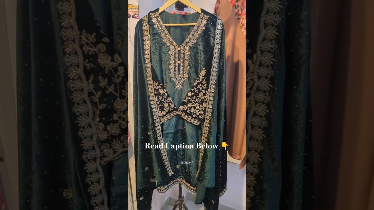 Premium 9000 Velvet Readymade Party Wear | Heavy Embroidery Suit with Russian Plazzo | Patna