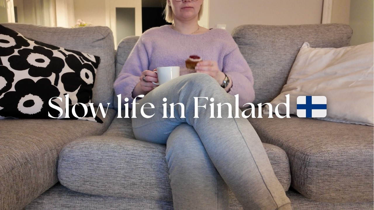 Silent Finland Vlog 🌿 Daily Routine 7AM - 11PM 🌿 Remote Work, Grocery Shopping, Baking, Meditating