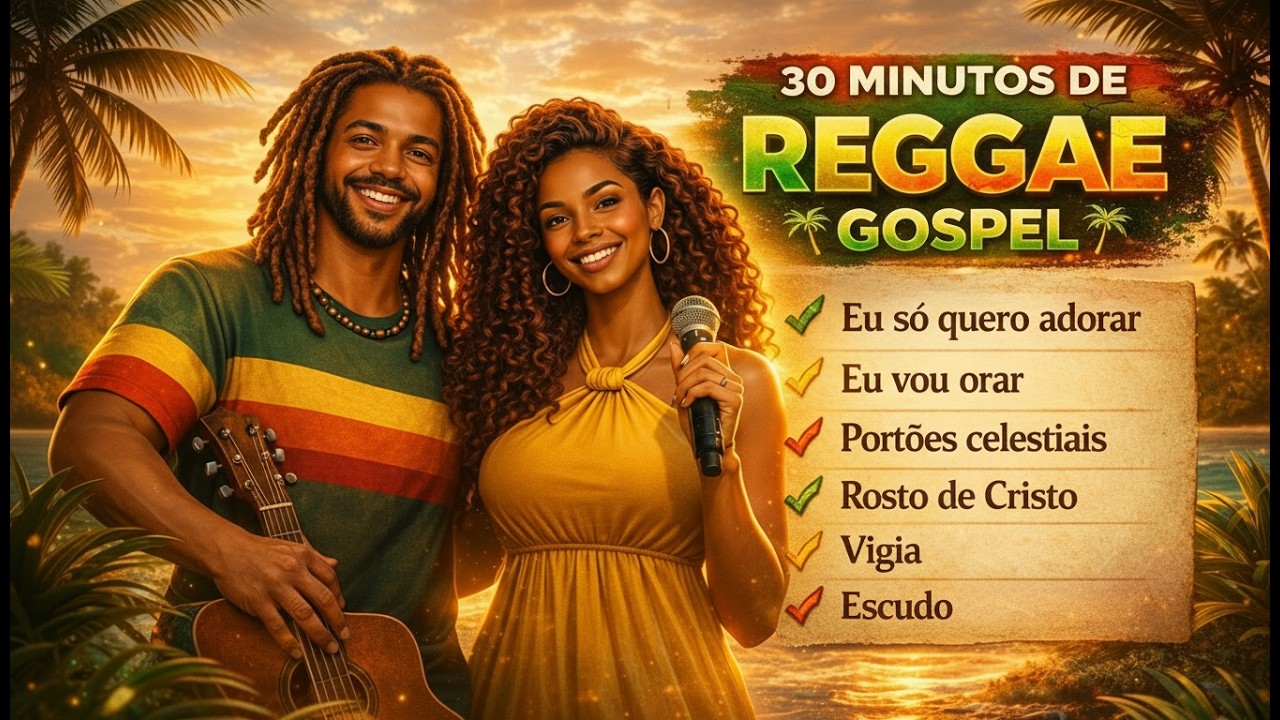 30 Minutos de Reggae Gospel | Louvor, Paz e Adoração para Relaxar e Orar