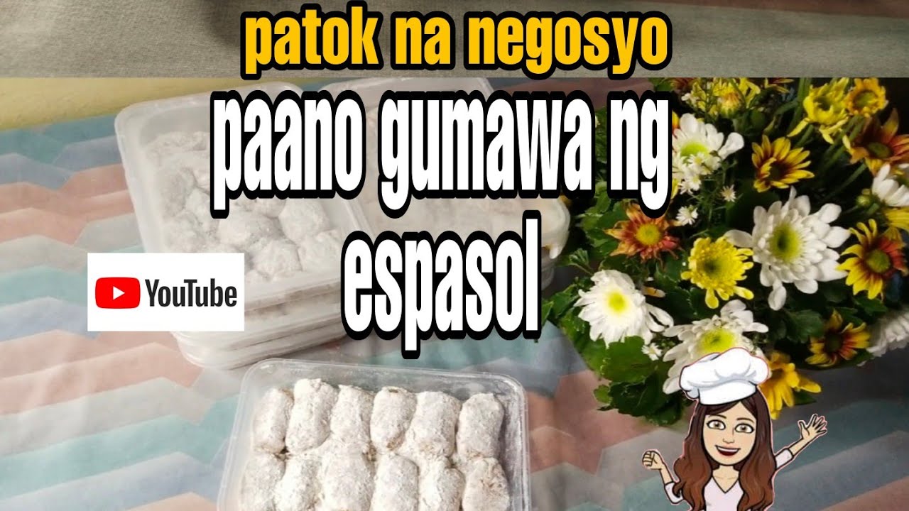 ESPASOL. PATOK NA PANG NEGOSYO  GLUTINOUS RICE FLOUR RECIPE. HOMEMADE PANGKABUHAYAN RECIPE