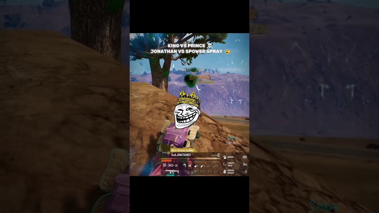 Jonathan vs Spower ☠️ Spray Battle 😰 Godl vs Vxt 😱 @JONATHANGAMINGYT 