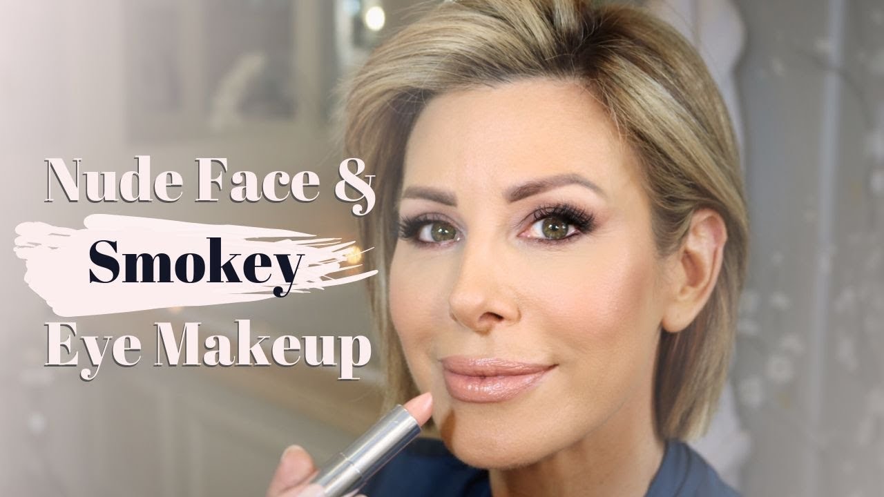 Nude Face and Smokey Eye Makeup Tutorial | Dominique Sachse