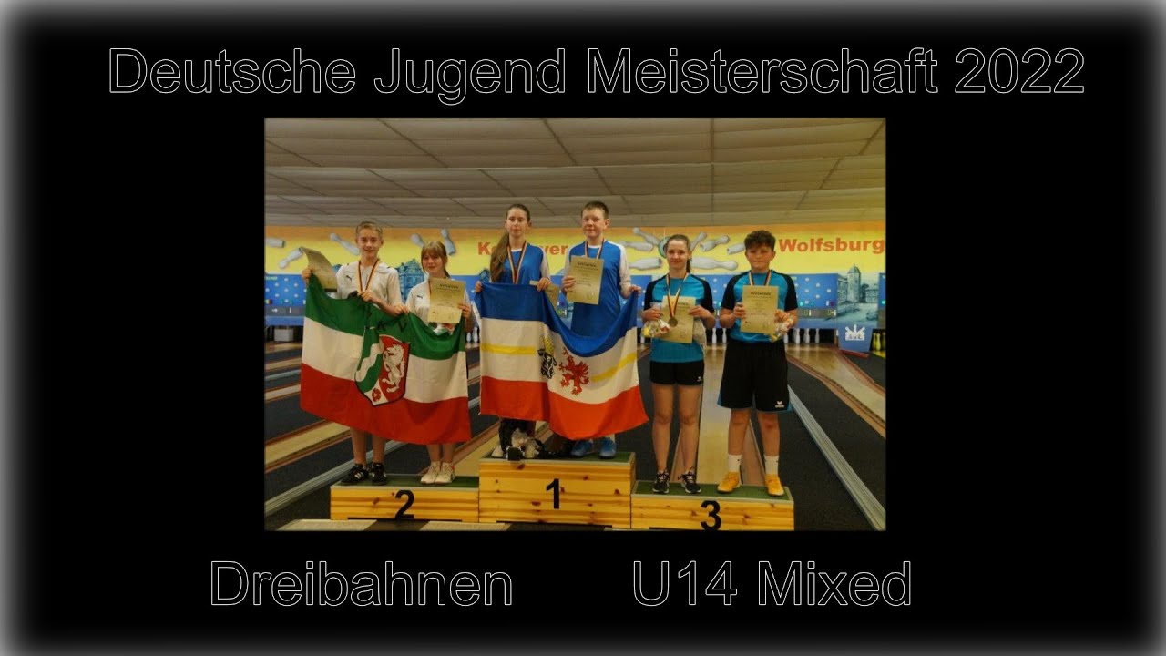 Deutsche Jugendmeisterschaft Dreibahnen 2022 - Er&ouml;ffnung - U14 Mixed
