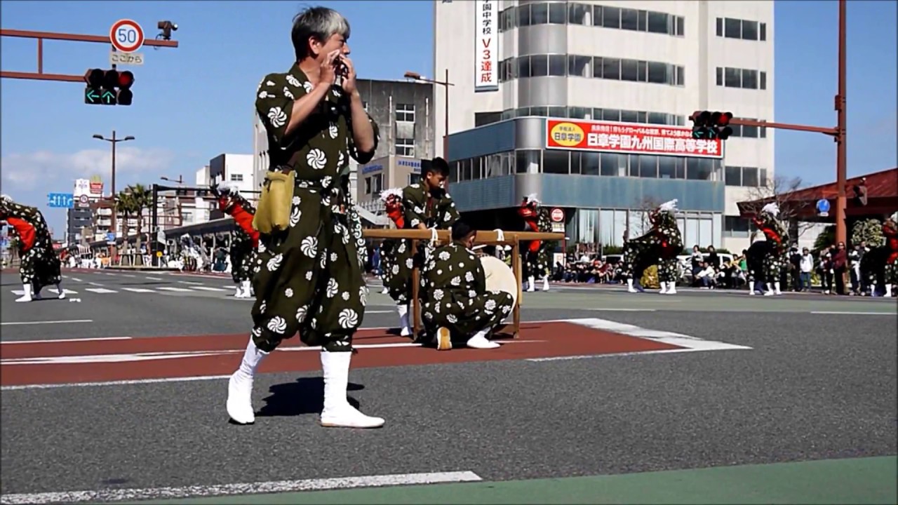 御獅子（宮崎神宮大祭2018　神武さま　獅子舞）